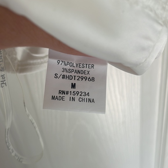 Satin Flower Crop Top - Picture 5 of 6